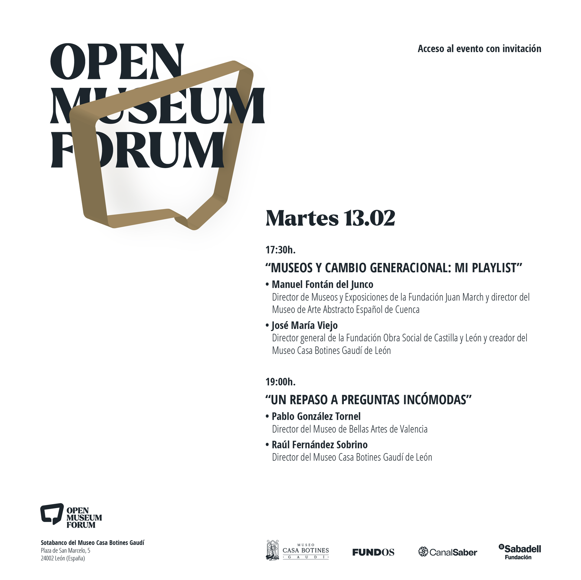 Open Museum Forum dia 13 blanco