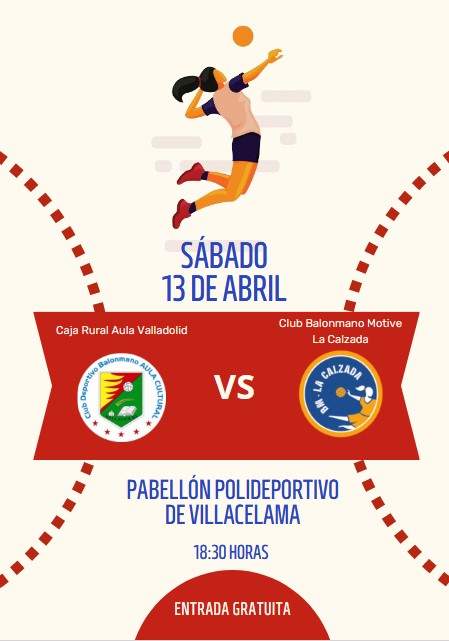 Villacelama acoge este sábado un partido amistoso entre el Caja Rural Aula Valladolid y el Club Balonmano Motive La Calzada