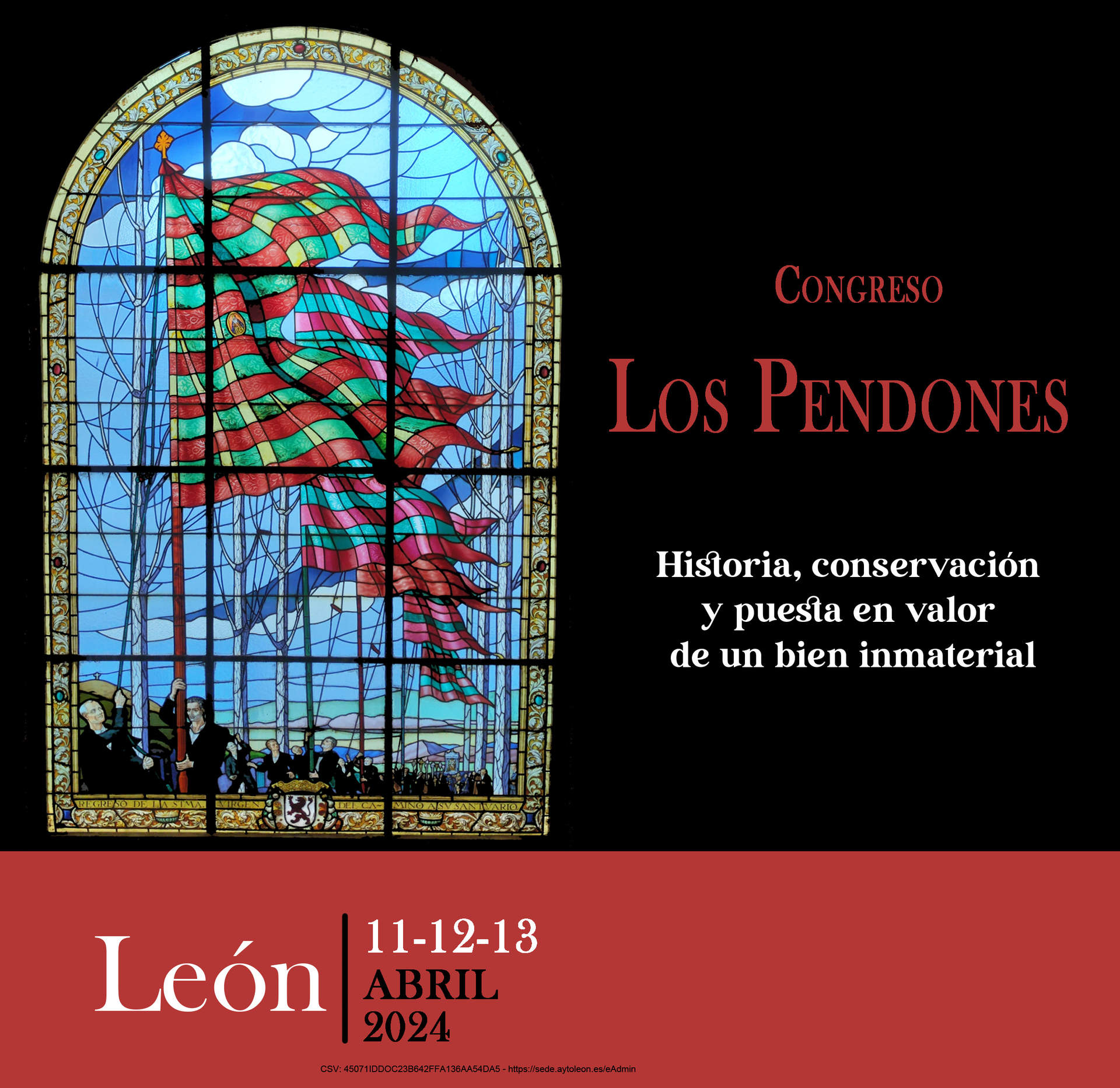 Congreso pendones en León