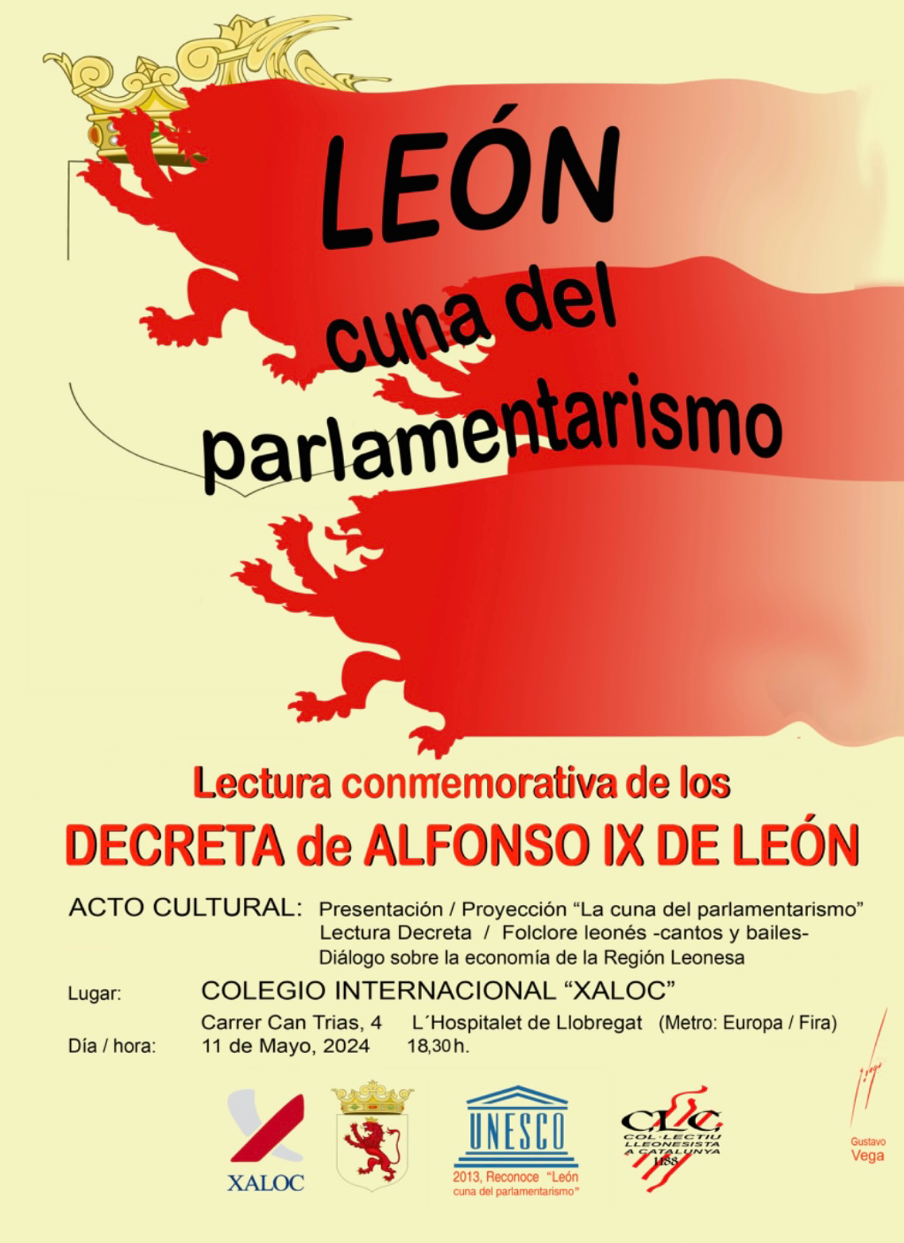 El Colectivo Leonesista en Cataluña 1188 organiza la lectura pública de los "Decreta del Rey Alfonso IX de León"