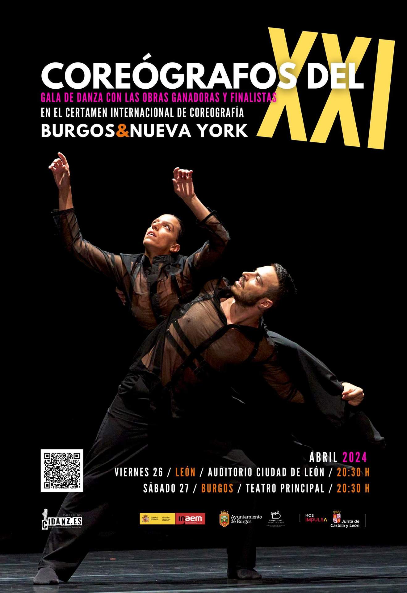 Cartel Ballet Contemporáneo de Burgos