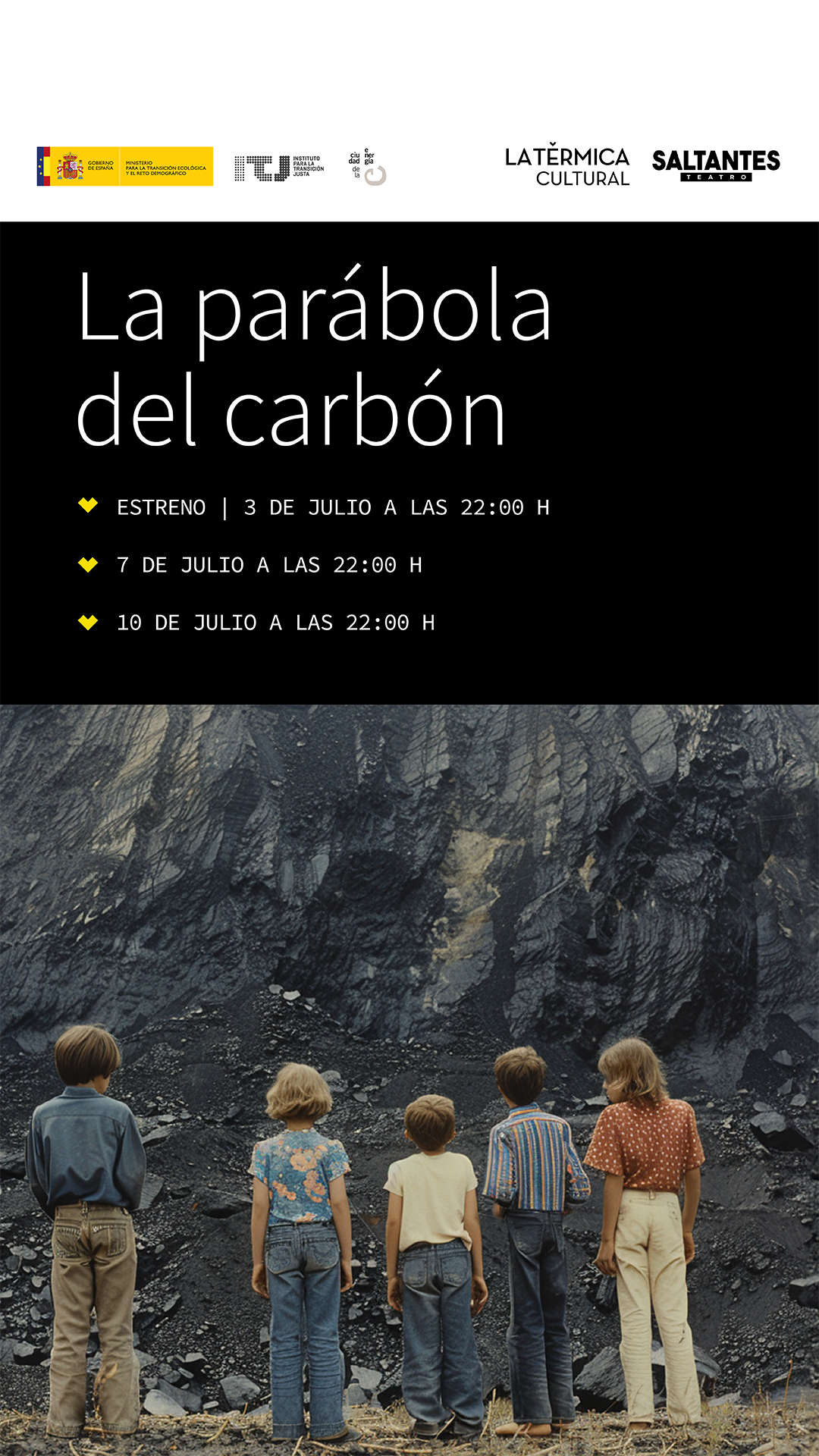 "La parábola del carbón", estreno en La Térmica Cultural