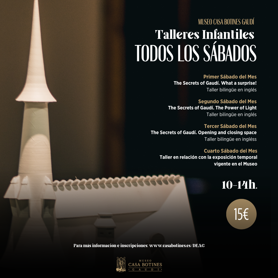 Talleres infantiles sábados Casa