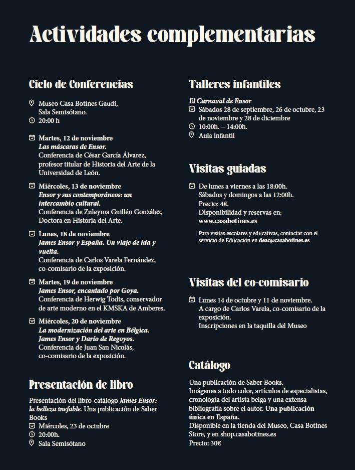 actividades ENSOR