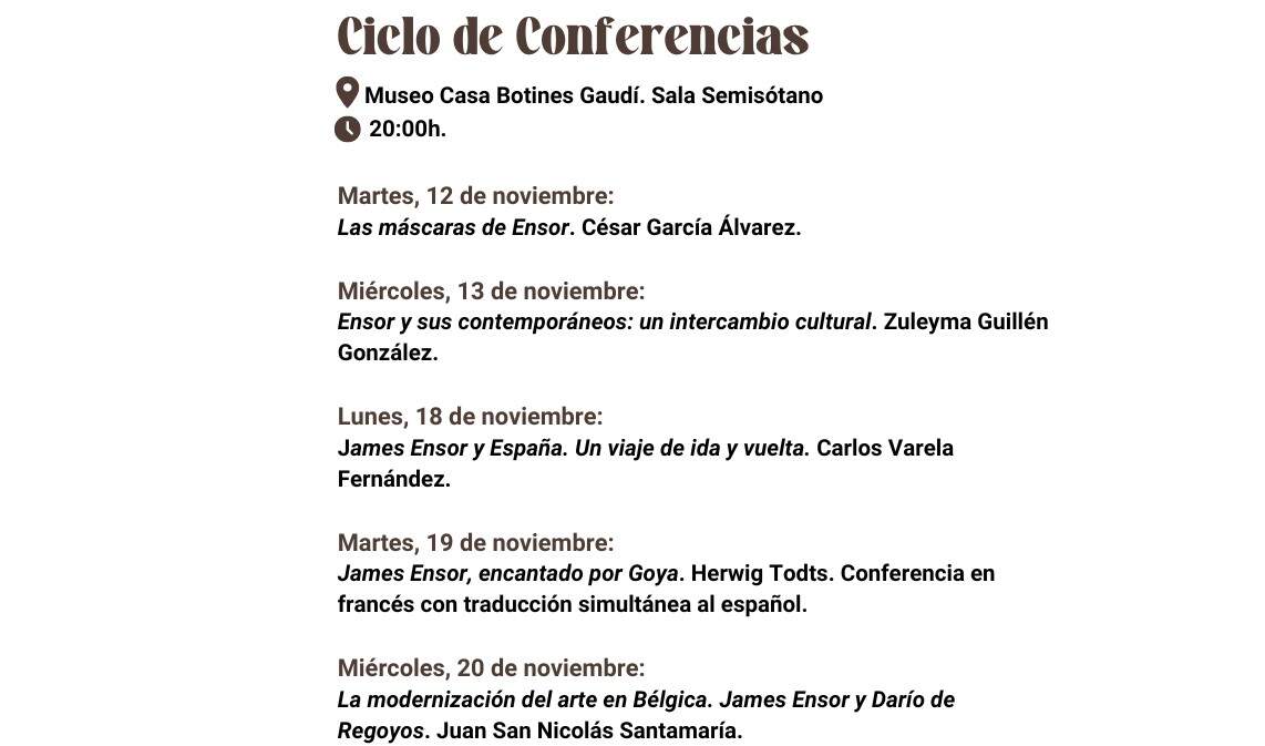 Ciclo de Conferencias