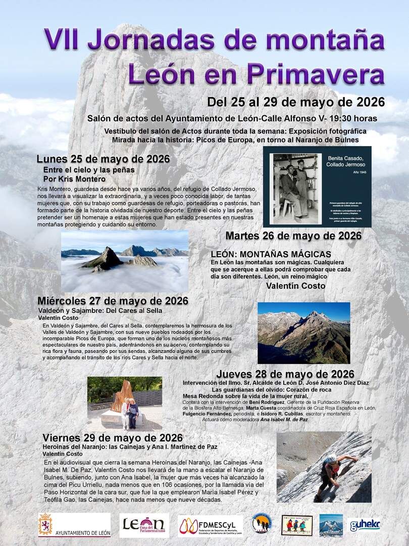 Cartel VII Jornadas de Montaña