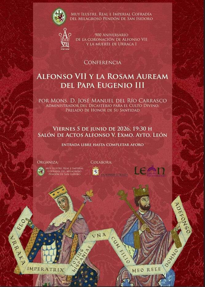 León conmemorará los 900 años de la coronación de Alfonso VII con una conferencia inédita sobre el emperador leonés