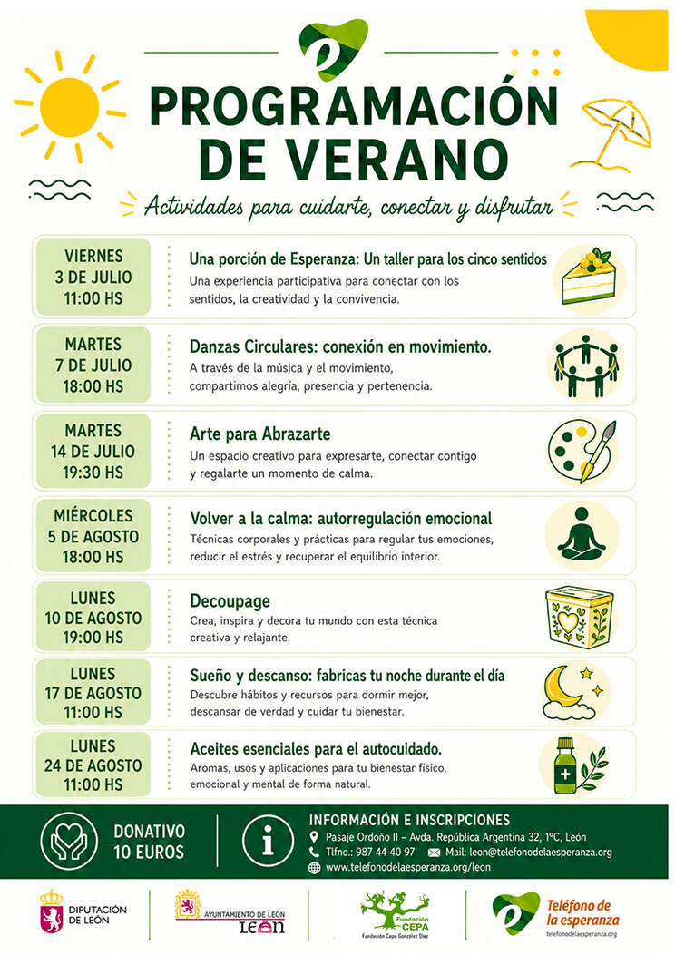 PROGRAMACIÓN DE VERANO 2026
